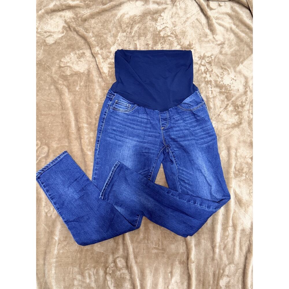 Maternity Skinny Jeans - Size Large, Medium Wash S.O.N.G